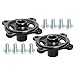 WPHMOTO 2pcs 23 Tooth Spline 4 Stud Wheel Rear Axle Hub Steel Alloy Replacement Accessories for 110cc 150cc Quad Bike ATV Kart