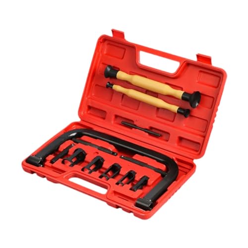 F Fityle Kit de 12 Outils de Compression de Ressorts de soupape, Ensemble d'outils de Serrage en C pour Automobile