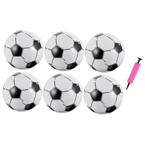 SUPVOX 1 Set Inflatable Sports Balls with Air Pump Pool for Summer Beach Parties Fun Interactive Games for Adults Material Random Color