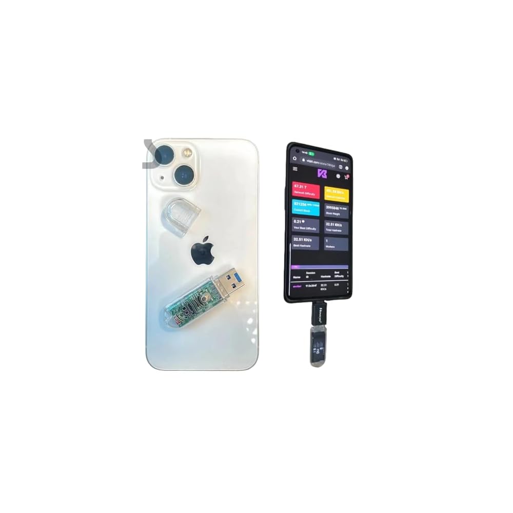 Nerdminer V2 Dongle Dongle USB Nerdminer V2 Para Minar Bitcoin (BTC) En  Modo Lotería/solo - Hashrate 78K, Regalo Geek Scalextric Mini