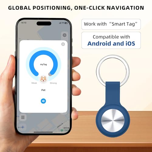 Tracker for Pets and Vehicles, Smart Dog and Cat Tracker Fits with iOS & Android, Real-Time Tracking & No SIM Card, No Subscription, Portable& Long Battery Life Locator - Image 3