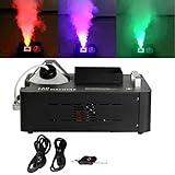 TC-Home 3 IN 1 Stage Fog Machine 1500w 24 LED Digital Display DMX 2L Stage Smoke Machine w/Remote control