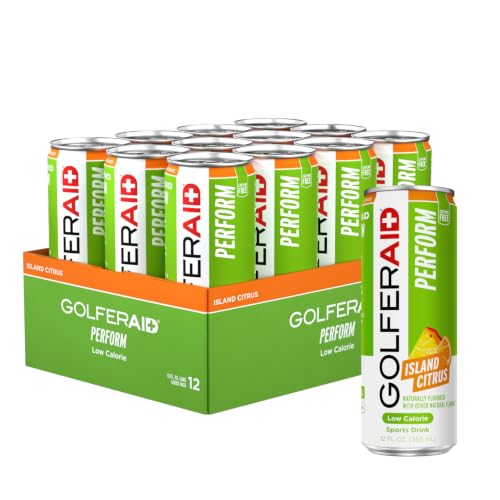 GOLFERAID Performance Recovery, Blue Agave, 12 fl oz (12-Pack)