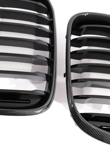 Parrilla frontal Carbon Look para modelos G01 X3 y G02 X4 pre-facelift 2