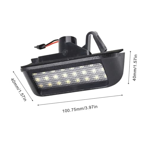 Luz de matrícula para Citroën Jumpy que evita fallos de iluminación trasera 6