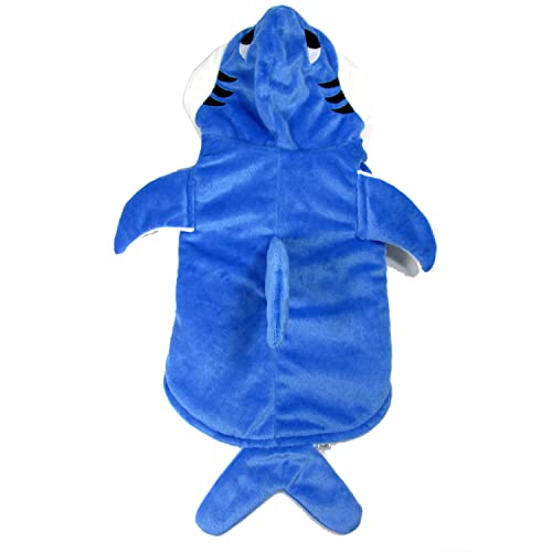 Disfraz para perro y gato tiburón XXL Yoption miniatura 5