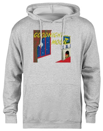 Pull à capuche gris unisexe Goodnight Moon pour un confort thermique