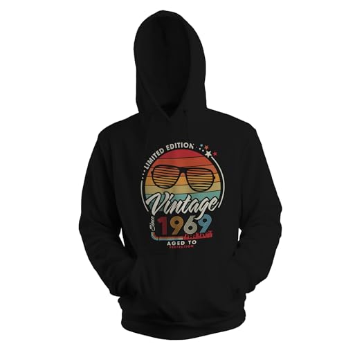 Venus Style Limited Edition Top Vintage 1969 Birthday Sweat A Capucha Noir Unisex Size 3XL