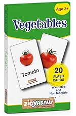 Zigyasaw Vegetables Flash Cards