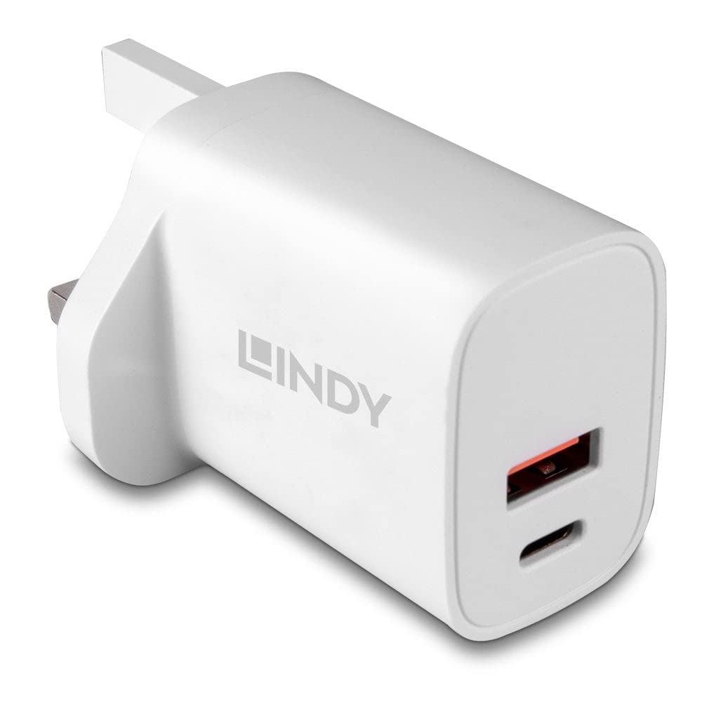 Lindy 73416 20W Two Port A+C Charger. UK