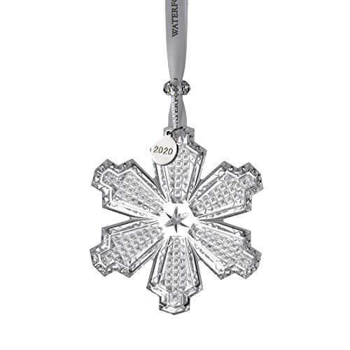 Waterford 2020 Snowcrystal Ornament 3.7 