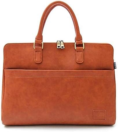 Amazon Co Jp ビジネスバッグ ブリーフケース レディースバッグ Pcバッグ 通勤 通学 パソコンバッグ お仕事 鞄 カバン かばん オフィスカジュアル 出張 大容量 オシャレ シンプル 人気 無地 女性用 Puレザー キャメル シューズ バッグ