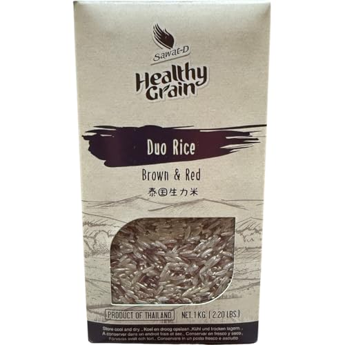 SAWAT-D - Mezcla de Arroz Cargo Marrón y Rojo - (1 X 1 KG)
