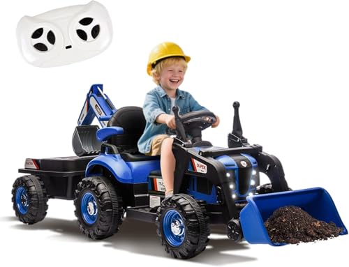 24V Ride-On Excavator with Remote Control