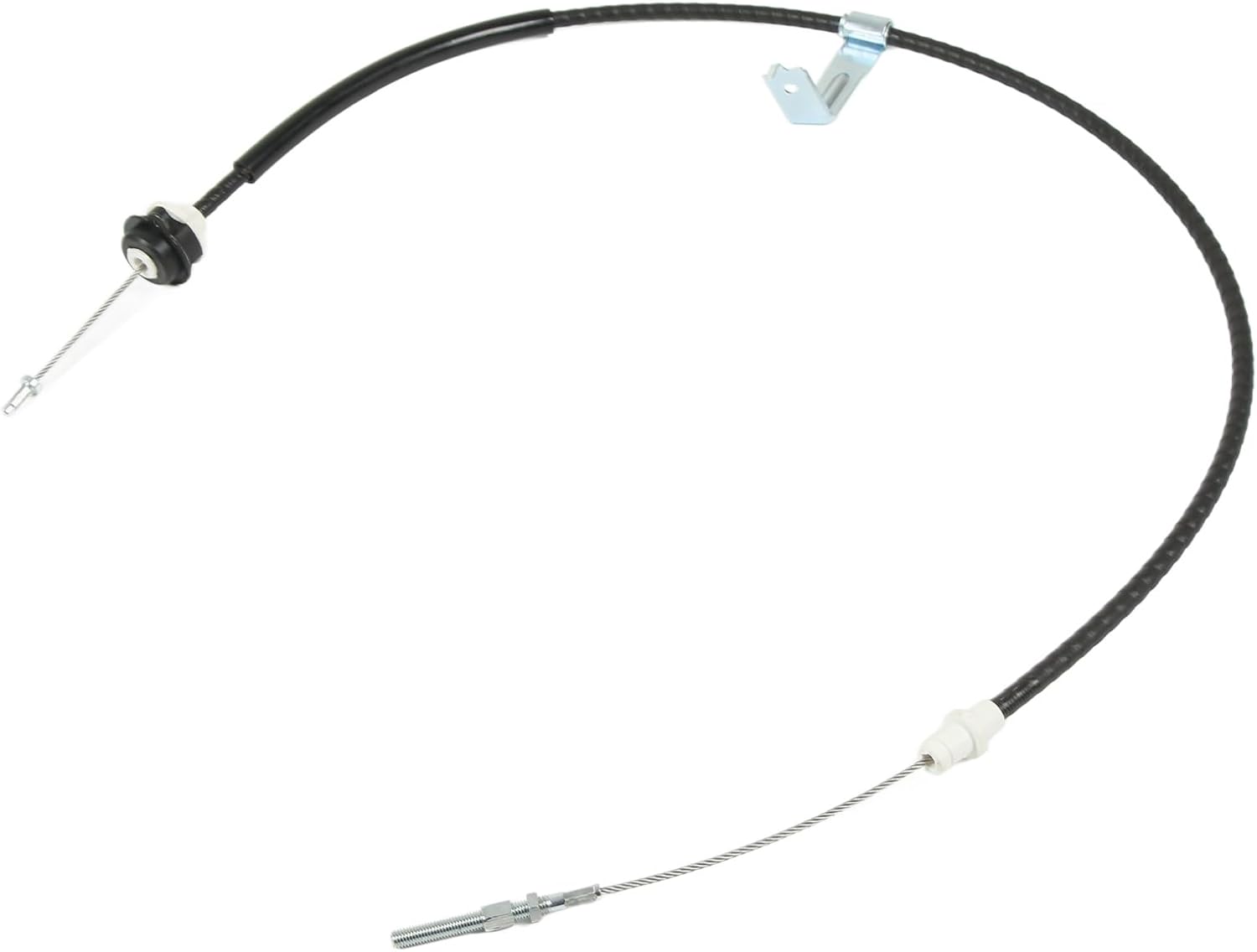Clutch Quadrant Cable Firewall Adjuster Kit Anodized Surface Silver Replacement for Mustang 1996‑2004