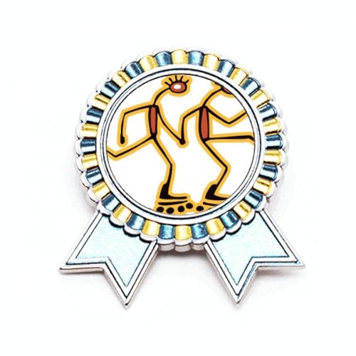 Broche patinage à roulettes égyptienne en métal idée cadeau originale taille M