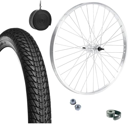 Tipologia: Ruota anteriore bicicletta | Misura cerchio: 20 x 1,75 | Lunghezza asse: 140 mm | Diametro asse: 8 mm