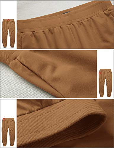 Match Mens Elastic Waist Jogger Sweatpants Casual Pants #5054(Camel,L/32) #TOP3