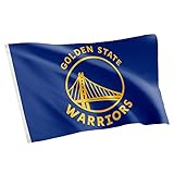 Golden State Warriors Flag NBA 100% Polyester Indoor Outdoor 3x5 feet National Basketball Association Team Flags (Flag #2)