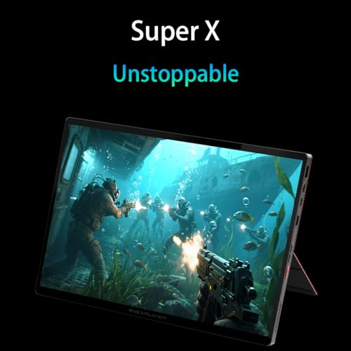 Image of OneXPlayer Super X Gaming Tablet with AMD Ryzen AI Max 395, Radeon 8060S Graphics,14 in 2.8K 120Hz OLED Display,LPDDR5X 8000 MT /s,Magnetic Keyboard,85.58 Wh(64GB RAM + 1TB SSD)