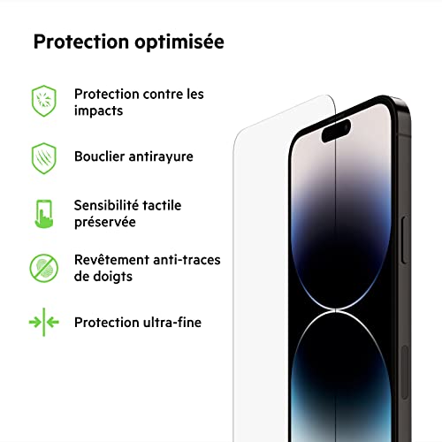 Belkin Protection d'écran TemperedGlass iPhone 14 Pro Max - 2
