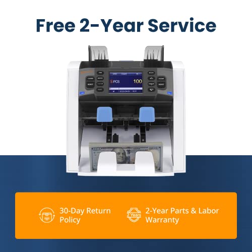 Carnation Cr1500 Cash Counter Machine With Mixed Denomination - Bill Counter And Sorter With Counterfeit Detection - Sort And Scan Using Mg, Ir, Mt, Uv & Cis Image Recognition - Multi-Currency Checker #TOP4