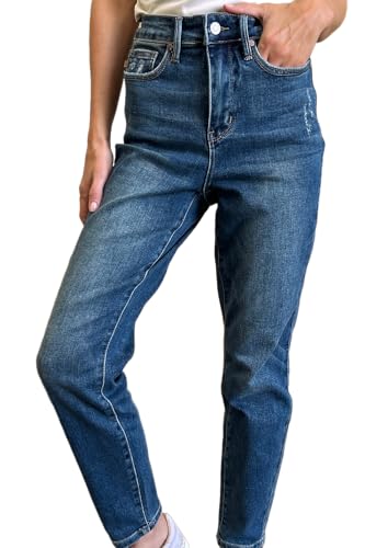 Judy Blue Women's Tummy Control High Waist Slim Jeans3