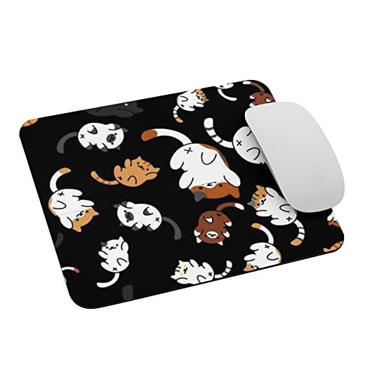 Mouse pad gatinhos de barriga pra cima - 19x23cm