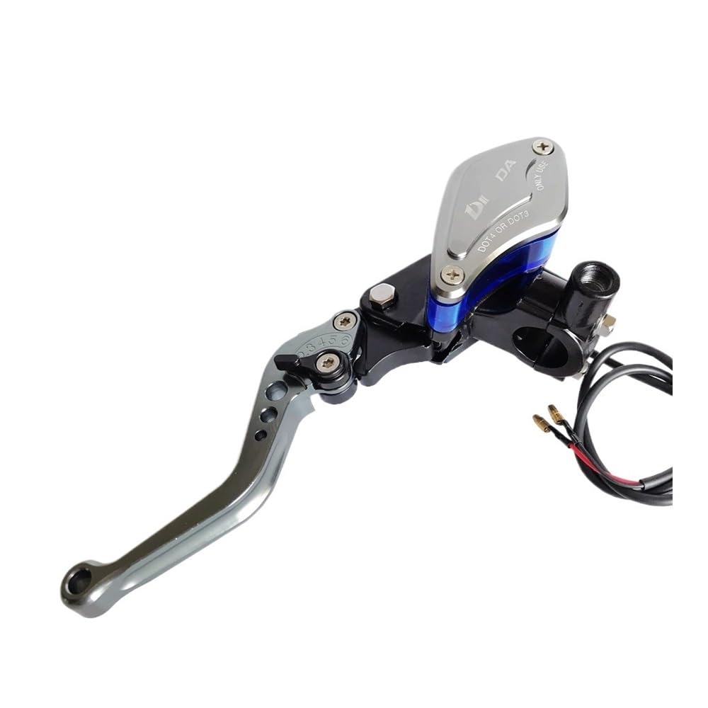 Prsdfg Titanium Left Brake Clutch Levers Handle 1 Pcs Motorcycle 22Mm 7/8'' Handlebar Hydraulic Clutch Lever Brake Pump Master Cylinder Handle