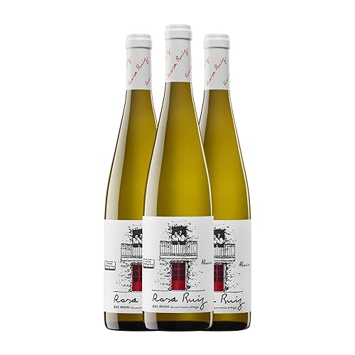 Santiago Ruiz Rosa Ruiz Albariño Rías Baixas Joven 75 cl Vino blanco (Caja de 3 Botellas de 75 cl)