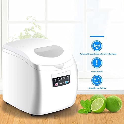 Fabricadora de Cubos de Hielo Portátil para Encimera, Tanque de Agua Grande de 2.8 L, Hace Hielo Rápidamente en 8 Minutos con Dispositivo Inteligente de Protección (Dimensiones: 36 x 29.6 x 33.7 cm) miniatura 2