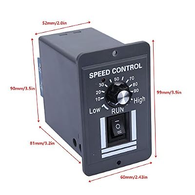 Forward/Reverse Electric Motor Speed Controller X920 DC 12V~60V Motor Pulse Width Modulator Regulator Motor Speed Controller for Motor Speed Control