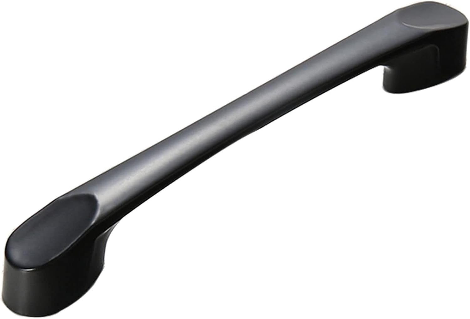 6pcs Cabinet Handles Aluminum Alloy Drawer Pull Handles Black Wardrobe Handlees Bedroom Bathroom Furniture Handle Furniture Hardware Screws Included (Size : Hole Centers:64mm)