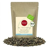 Bio Oolong Tee - China Oolong Tee Bio - 250 g loser Tee ohne Zusätze & ohne Aromastoffe für über 100 Tassen Tee von Quertee