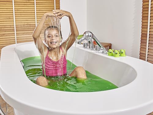Simba Glibbi Slime grün – Glibber Badewannenspielzeug für Kinder, ungiftig und hautfreundlich, Glibberspaß für Badewanne und Planschbecken, Schleimpulver für Jungen und Mädchen ab 3 Jahren