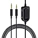 Produktbild A40 Kabel Ersatz Kabel für Astro A10 A40 A30 A50 Gaming Headset, Ersatz Audiokabel mit Inline Mute/Lautstärkeregler/Mikrofon, Kopfhörer Kabel kompatible mit Xbox One Play Station 4 PS4, 2m