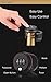 3 Pcs Wine Bottle Lock Cap - 1-1.1in Soda Lock Cap Liquor Bottle Locking Caps - Password Bottle Security Cap Locks Plastic Wine Bottle Tops - Drink Lock Wine Bottle Locking Cap Liquor Bottle Lock