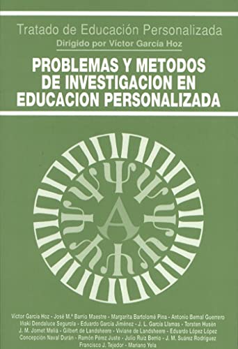 Portada de Problemas y métodos de investigación en educación personalizada