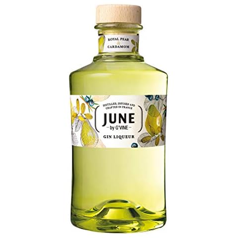 G‘Vine Gin JUNE Royal Pear & Cardamom 700 ml fruchtig frischer Geruch mit Birnennoten ausbalancierter und runder Geschmack weicher & schmackhafter Abgang langer Finish voller Birne & Würze Cover