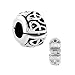 Charmed Craft Vintage Irish Celtic Knot Clip Lock Stopper Charms Bead for Bracelet