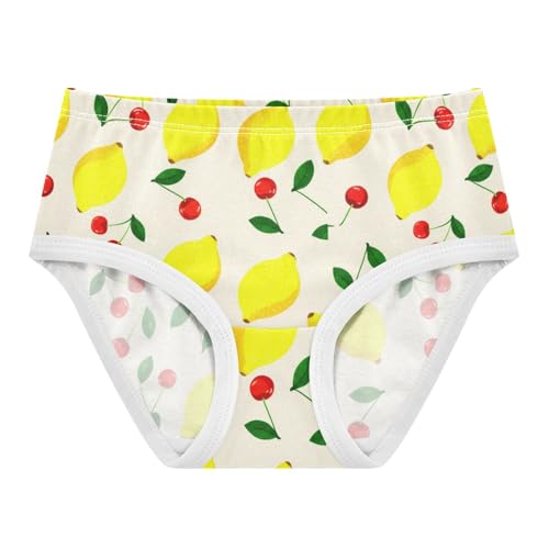 Girls' Underwear Fruit Lemon Cherry Toddle Brief Panties 2302006