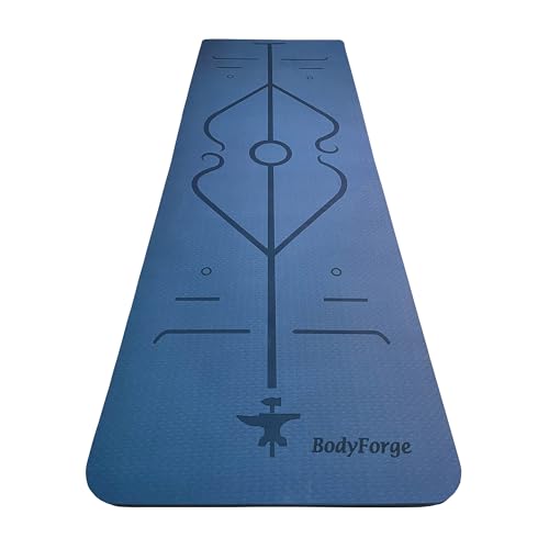 BodyForge Yoga Mat Thick Exercise Mat Thick 8mm TPE Eco-Friendly