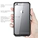 SUPCASE [Unicorn Beetle Series] Case Designed for iPhone 6S Plus Also Fit Apple iPhone 6 Plus, Clear Hybrid Protective Bumper Case (Black)