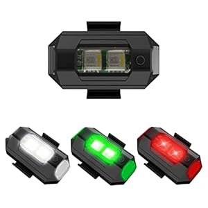 Tedious Drone Strobe Light | Anti-Collision RGB LED for Night Safety | Quick Flash High Light for Mavic 2/Air 2/3 Accessories