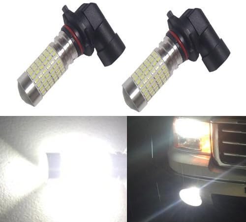 JDM ASTAR Bright White144-EX Chipsets 9006 LED Fog Light Bulbs with Projector