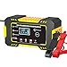 Produktbild MOUDENSKAY 6A Autobatterie Ladegerät 12V Batterieladegerät KFZ mit LCD-Bildschirm und Temperaturkompensation,Auto Vollautomatisches Ladegerät für Auto Motorrad AGM Gel Bleisäure Batterien etc