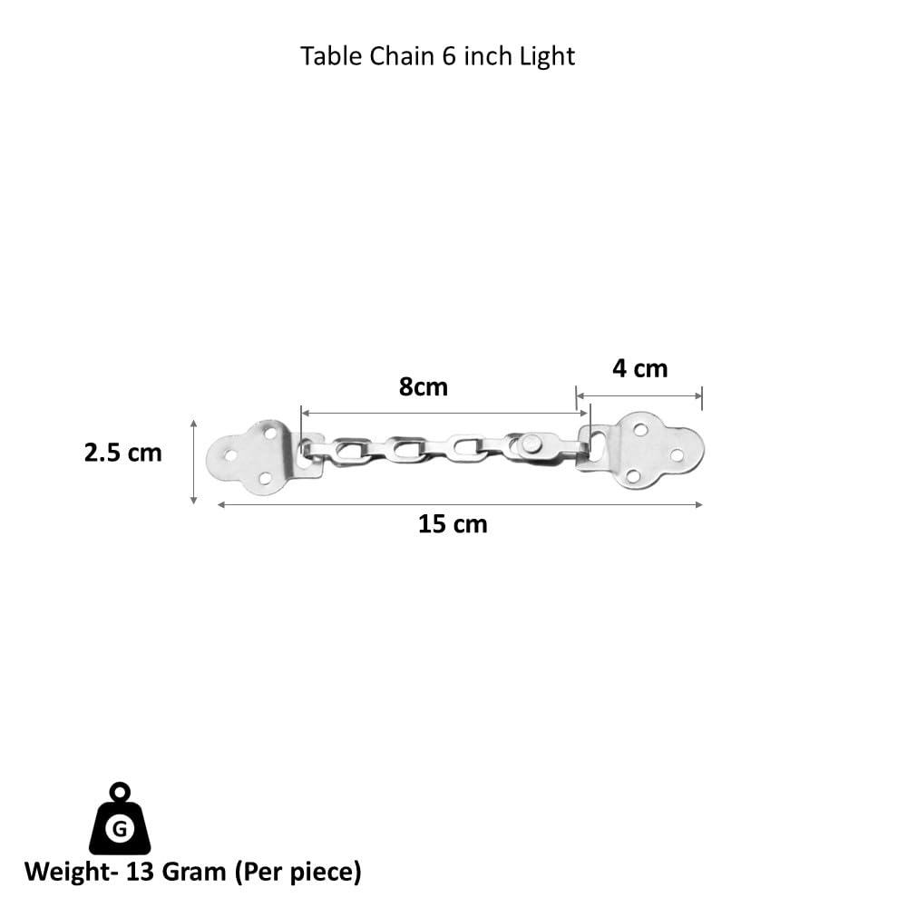 Stainless Steel Table Chains - Secure Doors & Windows -3