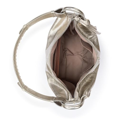 Image of The Sak Los Feliz Hobo Purse - Premium Large Leather Women's Handbag for Everyday & Travel - Durable Purse With Zipper Pocket