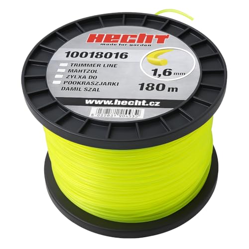 HECHT extra langer und reißfester Mähfaden Profi-Faden für die perfekte Schnittleistung ideal für jede Fadenspule Drei Längen und Durchmesser zur Wahl (1 6 mm x 180 m)