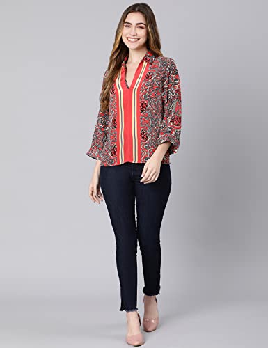 Image of oxolloxo Razy res Scarf Print Women top